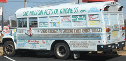 Million Acts of Kindness bus